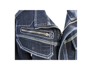 100% Cotton 350 GSM Winter Jacket Women Jeans Jacket With Fashionable Pockets