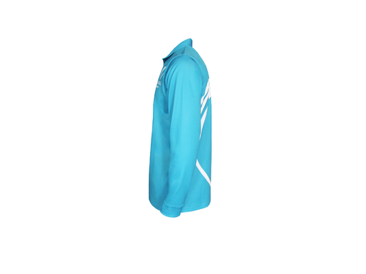 180GSM 100% Polyester Long Sleeve Tee Shirts Sublimation Printing And Embroidery